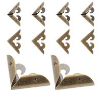 ABOOFAN Protège-Coins Métalliques Vintage pour Albums et Livres 10 Pièces Coins Décoratifs en Métal Protections d'angle pour Scrapbooking et Boîtes à Bijoux Accessoire Décoratif pour