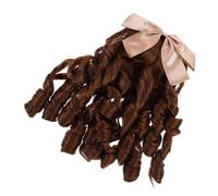 ABOOFAN Queue de Cheval Bouclée Postiche 15 Pouces Peigne, Accessoire Coiffure en Fibres Synthétiques pour Photo et Costume Femme