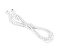 ABOOFAN Rallonge Téléphone Fixe Rj11 vers Rj45 6p4c à 8p8c en Cuivre Pvc Blanc 4 Conducteurs Câble Téléphonique pour Usage Domestique et Professionnel