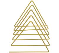 ABOOFAN Range-disques Vinyle Métal Doré Organiseur de Bureau Triangle Support Rangement Fichiers Multifonction pour Maison et École