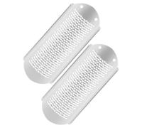ABOOFAN Râpe à Pédicure pour Éliminer les Callosités en Acier Inoxydable 2pcs Poignée Ergonomique et Soigner les Talons à Domicile
