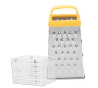 ABOOFAN Râpe Multifonction Acier Inoxydable Faces avec Boîte Râpe à Fromage et Légumes Antidérapante Ustensile pour Cuisine Quotidienne