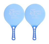 ABOOFAN Raquettes Badminton Plastique Set Raquettes Volant Jeu Extérieur Léger Anti-dérapant pour Adultes et Garçon Fille