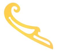 ABOOFAN Règle de Découpe Courbe Plastique Flexible pour Patronnage Couture Outil de Conception Vêtements Léger et Règle Dessin Modélisme Polyvalente