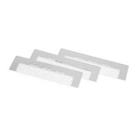 ABOOFAN Règle en Acier Inoxydable et Outils de Peinture Diamant 3 Pièces pour Projets de Broderie et Création Artisanale
