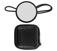 ABOOFAN Rétroviseur de Plongée Noir Rond Ajustable Miroir Convexe Large Vue Latérale Équipement Stable et Compact pour Plongée sous-Marine d’Exploration