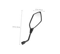 ABOOFAN Rétroviseurs Réglables à Fixation Guidon Miroirs Convexes Rotatifs pour Scooter et Atv Design Robuste et Installation Facile
