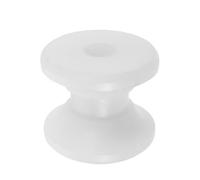 ABOOFAN Rouleau d'Ancre Marin Blanc en Nylon Robuste Grand Modèle Rouleau Pivotant pour Yacht et Kayak Accessoire de Remplacement pour Bateau Contrôle d'usure Facile