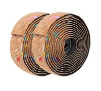 ABOOFAN Ruban de Guidon Vélo de Route Antidérapant 1 Paire Bande de Guidon en PU Souple Motif Bois Absorbant la Transpiration Protection Confort pour Vtt et Vélo de Route