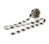 ABOOFAN Ruban Strass Décoration DIY pour Couture et Artisanat Ceinture Brillante Verre Simple Accessoire pour Robes Sacs et Mariage