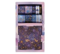 ABOOFAN Rubans Adhésifs Décoratifs Washi Tape pour Scrapbooking - Coffret 10 Rouleaux 10 Feuilles Autocollants - Papier Masking Tape pour Bricolage Créatif et Fournitures Décoratives