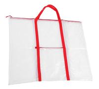 ABOOFAN Sac de Rangement Format pour Affiches PVC Organisateur Résistant avec Fermeture Éclair Lisse pour Transport et Conservation Œuvres Artistiques