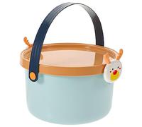 ABOOFAN Seau De Rangement Pour Jouets Seau à Bonbons Organisateur De Jouets De Bain Stockage De Jouets De Bain Seau De Jouets De Sable Bacs à Jouets Coffre à Jouets Enfant Plage Plastique