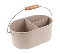 ABOOFAN Seau de Rangement pour Salle de Bain avec Poignée Grand Bac Métal Organisateur Polyvalent pour Accessoires Articles de Toilette