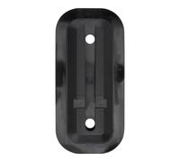 ABOOFAN Séparateur D'aileron de Surf Large Noir en PVC, Base à Clip Compatible Planches Gonflables, Accessoire Surf Extérieur pour Stabilité et Direction Optimale, Gouvernail Arrière