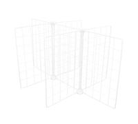 ABOOFAN Séparateur de Congélateur en Fer Blanc Étagère de Rangement à 6 Compartiments, Design à Grille Fine pour Organisation Facile des Petits Objets Cuisine et Congélateur