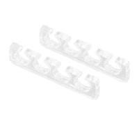 ABOOFAN Séparateur Orteil Séparateurs D'orteils Pédicure en Silicone Doux et Confortable pour Pieds Alignement, pour Usage Personnel ou Salon de Manucure