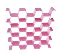 ABOOFAN Séparateurs de Tiroir en Plastique PP Rose 8 Pièces 36X38X7 CM Organisateur de Tiroir à Panneaux Créatif pour Rangement sous-Vêtements Chaussettes Cravates Commode et Placard