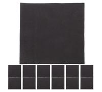 ABOOFAN Serviettes à Cocktail Noires en Papier Doux 60 Pièces 16,5x16,5 Cm, Réutilisables, pour Fêtes, Mariages et Événements Spéciaux
