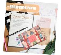 ABOOFAN Set de Papier Vintage pour Scrapbooking DIY Fond Décoratif pour Journal Carnet Notes Rétro Matériel Loisirs Créatifs Motifs Variés pour Album et Cartes