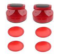 ABOOFAN Set de Poussoirs et Palets pour Air Hockey Accessoires de Remplacement pour Table de Hockey sur Air Compatibles Standard Poids pour Jeu Stable
