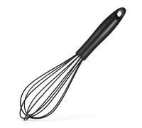 ABOOFAN Silicone Manuel avec Manche PP et Fil Silicone Noir Ustensile de Cuisine pour Battre Emulsionner et Mélanger Outil Polyvalent pour Cuisine Quotidienne