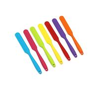ABOOFAN Spatules En Caoutchouc Grattoir Alimentaire Spatule En Pot Avec Manche Petite s De Cuisine Pour Cuisiner Grattoirs De Cuisson De Glaçage La Vache Une Pièce
