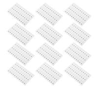 ABOOFAN Stickers Visage Grains de Beauté Noirs 50 Pcs, Autocollants Hypoallergéniques pour Maquillage Facial, Accessoires de Festival Résistants à L'eau, Patchs Temporaires pour Peau