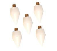 ABOOFAN Stylo de Recharge pour Ongles Pointe en Cire Double, 5pcs, Métal et Cire, pour Placement Confortable et Solide des Strass en Art Diamant