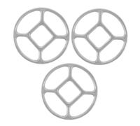 ABOOFAN Support Auxiliaire 3 Pièces Pour Petit Pot Wok Cafetière Machine À Expresso Casserole Cuisinière À Gaz Galvanisé