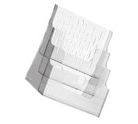 ABOOFAN Support De Fichiers Transparent à Porte Brochures Mural Bureau Organisateur De Documents Et Magazines Étagère Multifonction pour Bureau Et Études