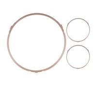 ABOOFAN Support de Plateau Tournant en Pp pour Micro-ondes, Anneau de Four à Rouleau Khaki Roue, Lot de 3 Pièces pour Plateau en Verre, Accessoire la Cuisine Pratique