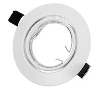 ABOOFAN Support de Spot LED Encastrable en Fer Blanc, Facile à Installer Épaisseur 0,8 Mm, pour Éclairage de Couloir et Mobilier, Remplace Garniture de Spot