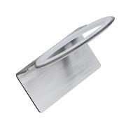 ABOOFAN Support Mural Acier Inoxydable pour Sèche-cheveux Rack et Léger pour Salle de Bain Support Métallique sans Perçage Organisateur Pratique pour Toilettes et Chambre