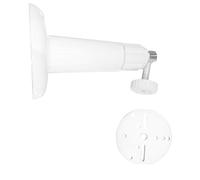 ABOOFAN Support Mural pour Caméra de Vidéosurveillance en Abs Blanc, Angle Réglable, Pack de 2 Pièces, Accessoire de Montage pour Système de Sécurité Intérieur et Extérieur