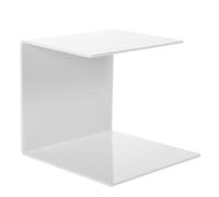 ABOOFAN Support pour Coussin D'extension de Cils Blanc en Plastique, Étagère Pratique Espace de Travail et Greffe de Cils, Design Élégant et Minimaliste