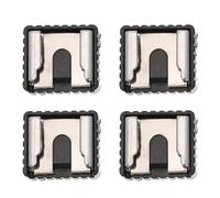ABOOFAN Support pour Flash 4pcs Adaptateur pour Trépied de Flash 1/4 Pouce Griffe Porte-Flash en Abs et Fer Libération Rapide pour Appareil Photo Noir