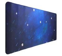 ABOOFAN Tapis de Souris LED RGB Bleu Marine pour Jeux, Bureau, Antidérapant