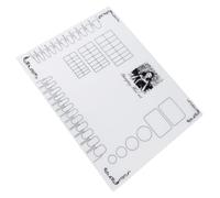 ABOOFAN Tapis Manucure Silicone Flexible Tapis Nail Art Stamping Mat avec Règle et Guide Autocollants pour Pratique Nail Polish Protection Table