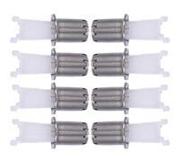 ABOOFAN Têtes de Rasoir pour Tondeuse Électrique Poils de Nez, 8 Pièces Étanches en Acier Inoxydable, Compatibles pour Épilateur Nez et Oreilles, Entretien Facile sous Robinet, Accessoire