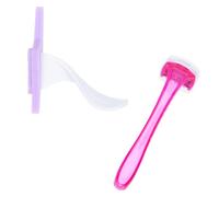 ABOOFAN Tondeuse Intime pour Femme 1set Revêtement, sans Blessure Cutanée, en Abs et Silicone, Forme Délicate, Couleur Aléatoire, pour Épilation Bikini et Corps