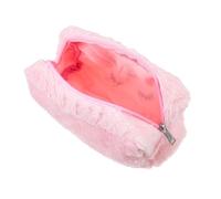 ABOOFAN Trousse Maquillage Licorne Peluche Volume Important Sac Rangement Cosmétique Multifonction avec Fermeture Éclair pour Voyage et Quotidien