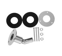 ABOOFAN Tube de Ventilation de Chauffage Marin en Acier Inoxydable, 1 Set | Évacuation pour Fumées de Bateau, Joint Inclus, Limite les Fuites, Usage en Environnement Marin