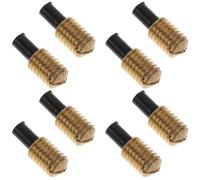 ABOOFAN Vis Creuse pour Saxophone 8 Pièces en Laiton 1.3X0.4X0.4 CM Tige en Silicone Accessoires pour Réparation et Entretien d'Instruments