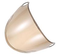 ABOOFAN Visière de Casque Remplaçable Polycarbonate Teinte Brune Large Champ Résistance Au Vent et Sable Compatible avec Casques Shark et Modèles Variés