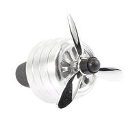 ABOOFAN Voiture Aromathérapie Huile Essentielle Assainisseur D'air De Voiture De Ventilateur Décor Parfum Arôme Désodorisant Diffuseur D'air Pour Voiture Silver Alliage D'aluminium