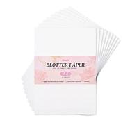 Aboofx Lot de 20 feuilles de papier buvard pour presse à fleurs, grand format 21 x 30 cm, format A4, papier buvard hautement absorbant et réutilisable pour presse-fleurs, herbarium, papier d'artisanat