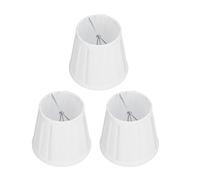 Aborde à lampe à la bougie - Tissu de transmittance à haute lumière, dissipation de chaleur Clip métallique, installation facile à serrer pour les ampoules E14 dans l'éclairage (type 2)