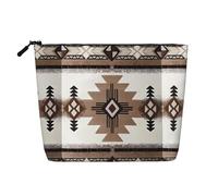 Aborigènes Sac de rangement multifonctionnel avec fermeture éclair pour voyage d'affaires maison maquillage sac de rangement porte-monnaie, Noir , Taille unique