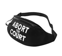 Abort The Court Sac banane étanche pour le sport et la course à pied, Noir , Taille unique, Sacs banane